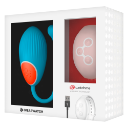 WEARWATCH - TECHNOLOGIA WATCHME PILOT JAJKO NIEBIESKI / ROZOWY
