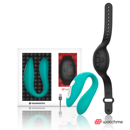 WEARWATCH - DUAL TECHNOLOGIA WIBRATOR WATCHME AQUAMARINE / JET