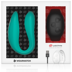 WEARWATCH - DUAL TECHNOLOGIA WIBRATOR WATCHME AQUAMARINE / JET
