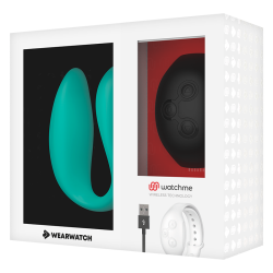 WEARWATCH - DUAL TECHNOLOGIA WIBRATOR WATCHME AQUAMARINE / JET