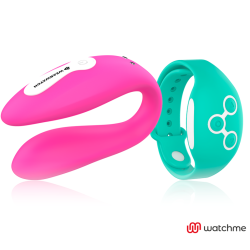 WEARWATCH - PODWOJNA TECHNOLOGIA WIBRATOR WATCHME FUKSJA / WODA MORSKA