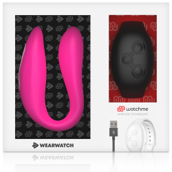 WEARWATCH - WATCHME DUAL TECHNOLOGY WIBRATOR FUKSJA/AZABACHE