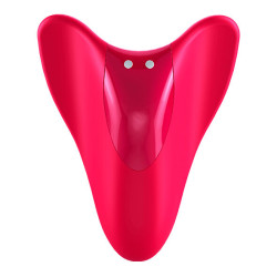 SATISFYER - WIBRATOR PALCOWY WYSOKO LOTNICZY FUKSJA