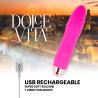 DOLCE VITA - WIBRATOR LADOWANY CZTERY ROZOWE 7 BIEGOW