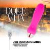 DOLCE VITA - WIBRATOR AKUMULATOROWY PIEC ROZOWYCH 7 BIEGOW