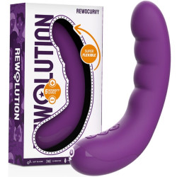 REWOLUTION - WIBRATOR ELASTYCZNY REWOCURVY Z LADOWANYM ELASTYCZNYM WIBRATOREM