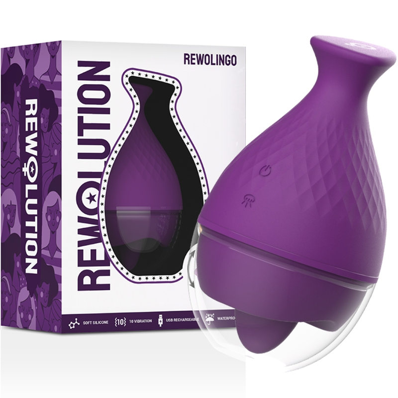 REWOLUTION - WIBRATOR Z JEZYKIEM REWOLINGO