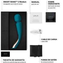 LELO - SMART MEDIUM WAND 2 AQUA GREEN MASAZER