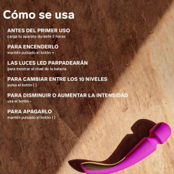 LELO - SMART MEDIUM WAND 2 AQUA GREEN MASAZER
