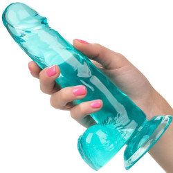 CALEXOTICS - ROZMIAR DILDO KROLOWEJ NIEBIESKI 15,3 CM