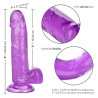 CALEXOTICS - ROZMIAR DILDO KROLOWEJ FIOLETOWEJ 15,3 CM