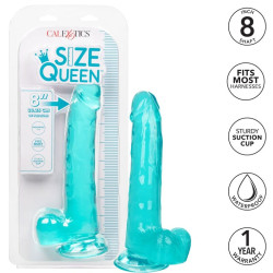 CALEXOTICS - ROZMIAR DILDO KROLOWEJ NIEBIESKI 20,3 CM