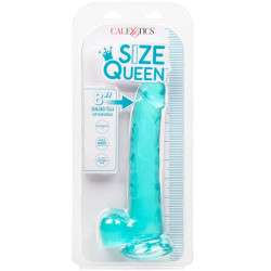 CALEXOTICS - ROZMIAR DILDO KROLOWEJ NIEBIESKI 20,3 CM