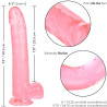CALEXOTICS - DILDO REGINA TAGLIA ROSA 25.5 CM CALEXOTICS - DILDO REGINA TAGLIA ROSA 25.5 CM