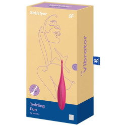 SATISFYER - WIBRATOR Z KONCOWKA FUN KONCOWKA ROZOWY