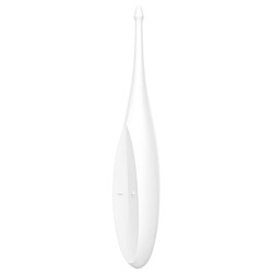 SATISFYER - WIBRATOR Z KONCOWKA Z FUN KONCOWKA BIALY