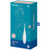 SATISFYER - WIBRATOR Z KONCOWKA Z FUN KONCOWKA BIALY