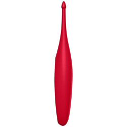 SATISFYER - WIBRATOR Z FUN KONCOWKA CZERWONY