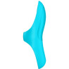 SATISFYER - ZWIASTUN WIBRATORA PALCOWEGO NIEBIESKIE SWIATLO