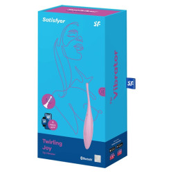 SATISFYER - WIBRATOR DO LECHTACZKI TWIRLING JOY ROZOWY