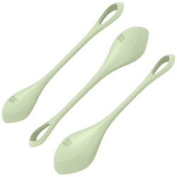 SATISFYER - ZESTAW TRENINGOWY YONI POWER 2 ZIELONY