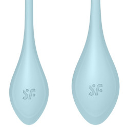 SATISFYER - ZESTAW TRENINGOWY YONI POWER 2 NIEBIESKI
