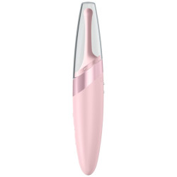 SATISFYER - VIBRATEUR  POINTE DE CLIT TWIRLING DELIGHT ROSE