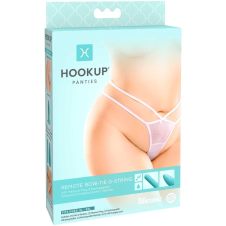FIGI HOOK UP - ZDALNA Muszka G-STRING ROZMIAR XL/XXL