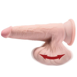 KING COCK - PLUS 3D DILDO BUJAJACE KULKI 12,7 CM