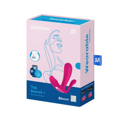 SATISFYER - TOP SECRET + WIBRATOR ROZOWY