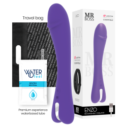 MR BOSS - ZEGAREK WIBRATOR ENZO ZGODNY Z TECHNOLOGIA BEZPRZEWODOWA