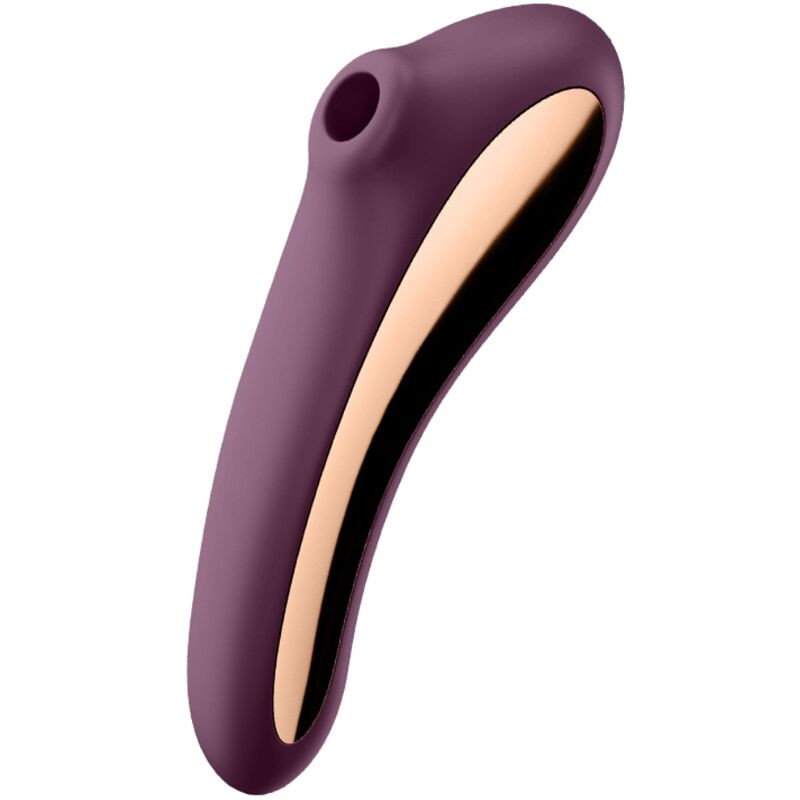 SATISFYER - WIBRATOR DUAL KISS AIR PULSE WINNO CZERWONY