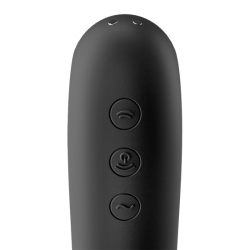 SATISFYER - WIBRATOR PULSE DUAL KISS AIR CZARNY