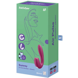 SATISFYER - APLIKACJA SLONECZNA I WIBRATOR RED