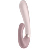 SATISFYER - APLIKACJA WIBRATOR FALI CIEPLOWEJ ROZOWA