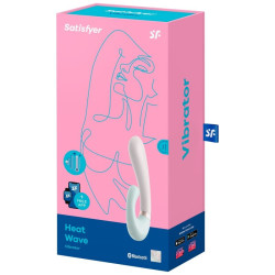 SATISFYER - APLIKACJA WIBRATOR FALI CIEPLOWEJ BIALA