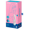 SATISFYER - HEAT WAVE VIBRATOR APP WHITE