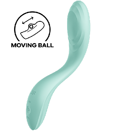 SATISFYER - VIBRADOR RRROLLING PLEASURE GSPOT VERDE