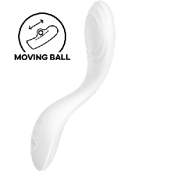SATISFYER - VIBRADOR RRROLLING PLEASURE GSPOT BRANCO
