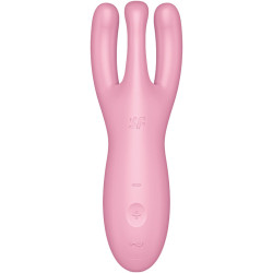 SATISFYER - THREESOME 4 VIBRATOR APP PINK