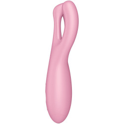 SATISFYER - APLIKACJA WIBRATOR THREESOME 4 ROZOWA