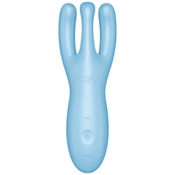 SATISFYER - THREESOME 4 VIBRADOR APP AZUL
