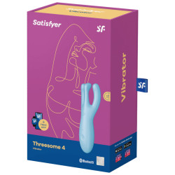 SATISFYER - APLIKACJA TROJKA 4 WIBRATOR NIEBIESKA