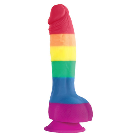 PRIDE - DILDO Z FLAGA LGBT 15 CM