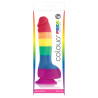 PRIDE - DILDO Z FLAGA LGBT 15 CM