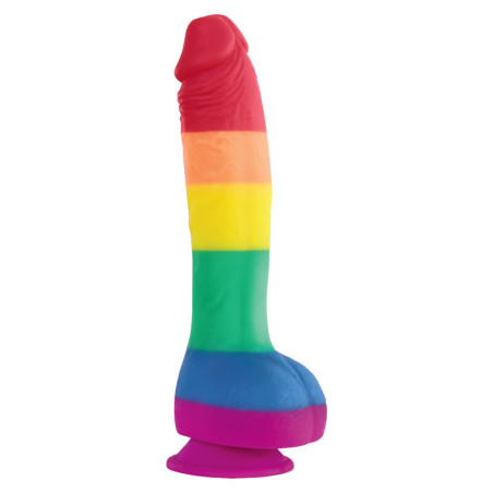 PRIDE - DILDO Z FLAGA LGBT 19 CM