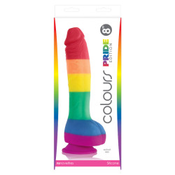 PRIDE - DILDO Z FLAGA LGBT 19 CM