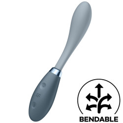 SATISFYER - WIBRATOR G-SPOT FLEX 3 MULTI SZARY