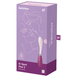 SATISFYER - WIBRATOR MULTI G-SPOT FLEX 3 CZERWONY