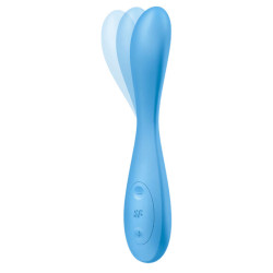 SATISFYER - APLIKACJA MULTI WIBRATOR G-SPOT FLEX 4+ NIEBIESKA